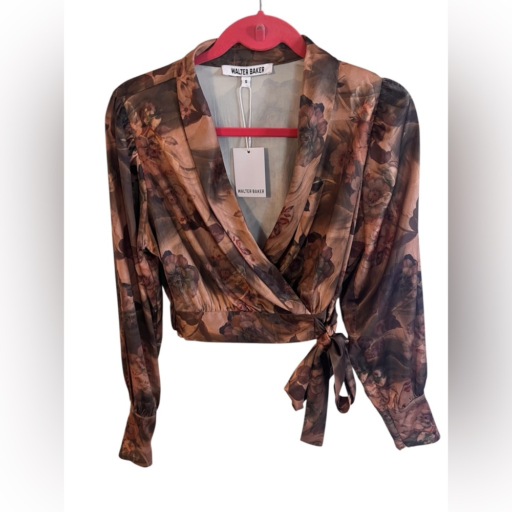 Walter Baker Farrah Top Goddess Floral Top NWT Small MSRP $198